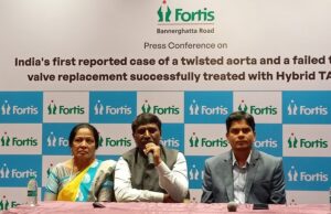 India’s first reported case of a twisted aorta and a failed valve replacement successfully treated with Hybrid TAVR at Fortis Bannerghatta