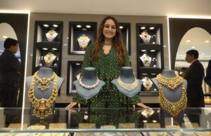 Bollywood star Sonakshi Sinha inaugurates revamped ‘Kalyan Jewellers’ showroom at 100 Feet Road in Koramangala, Bengaluru