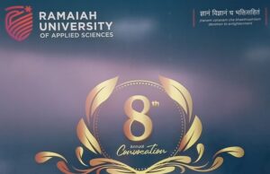 Ramaiah University of Applied Sciences (RUAS) marked the celebration of its 8th Convocation at Gnanagangothri Campus