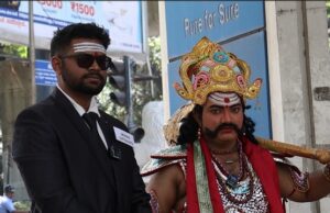 “Yamaraja and Modern Chitragupta Campaign Goes Viral with Helmet Safety Message from Signals to Mobile Screens “