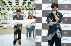 Acclaimed actor Babil Khan unveils the exclusive collection of Philipp Plein watches at newly opened Just watches store at Phoenix Mall of Asia, Bangalore