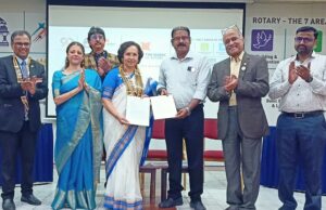 Partnership announcement from SELCO Foundation and Rotary Club of Bangalore to strengthen 100 primary health centers in Karnataka with solar energy