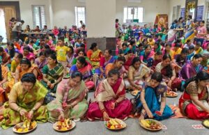 ರಜಪೂತ ಸಭೆಯಿಂದ ಸುಮಂಗಲಿ ಪೂಜೆ: ಮಹಿಳೆಯರು ಹೆಚ್ಚಿನ ಸಂಖ್ಯೆಯಲ್ಲಿ ಭಾಗವಹಿಸಿದರು