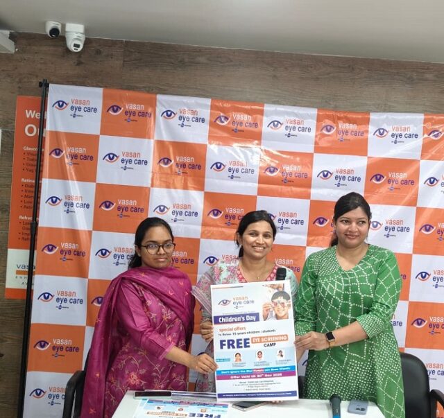 Vasan Eye Care Announces Free Eye Consultation for Children Below 15 Years