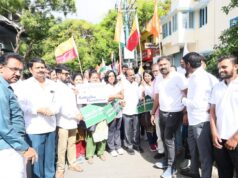 ಕವಚ್ ಫೌಂಡೇಶನ್ ಪರವಾಗಿ ಬಿಟಿಎಂ ಲೇಔಟ್ನಲ್ಲಿ ಜಾಗೃತಿ ನಡಿಗೆ ಮತ್ತು ಮರ ನೆಡುವ ಕಾರ್ಯಕ್ರಮ