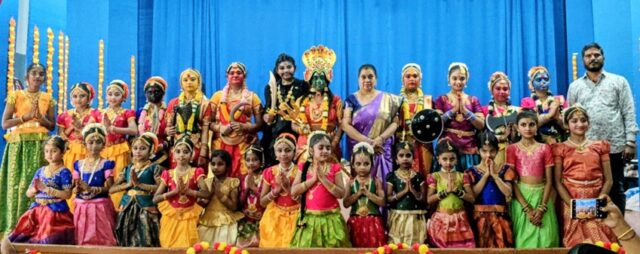 Vijayadashami and ‘Gejje Pooje’ (Anklet Ceremony) Celebrated by Niruthyalaya Art of Dance Acadamy in Bengaluru